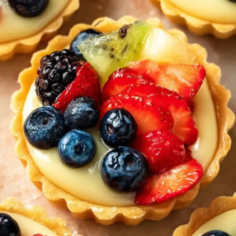 Mini Fruit Tarts With Pastry Cream