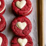 Red Velvet Sugar Cookies