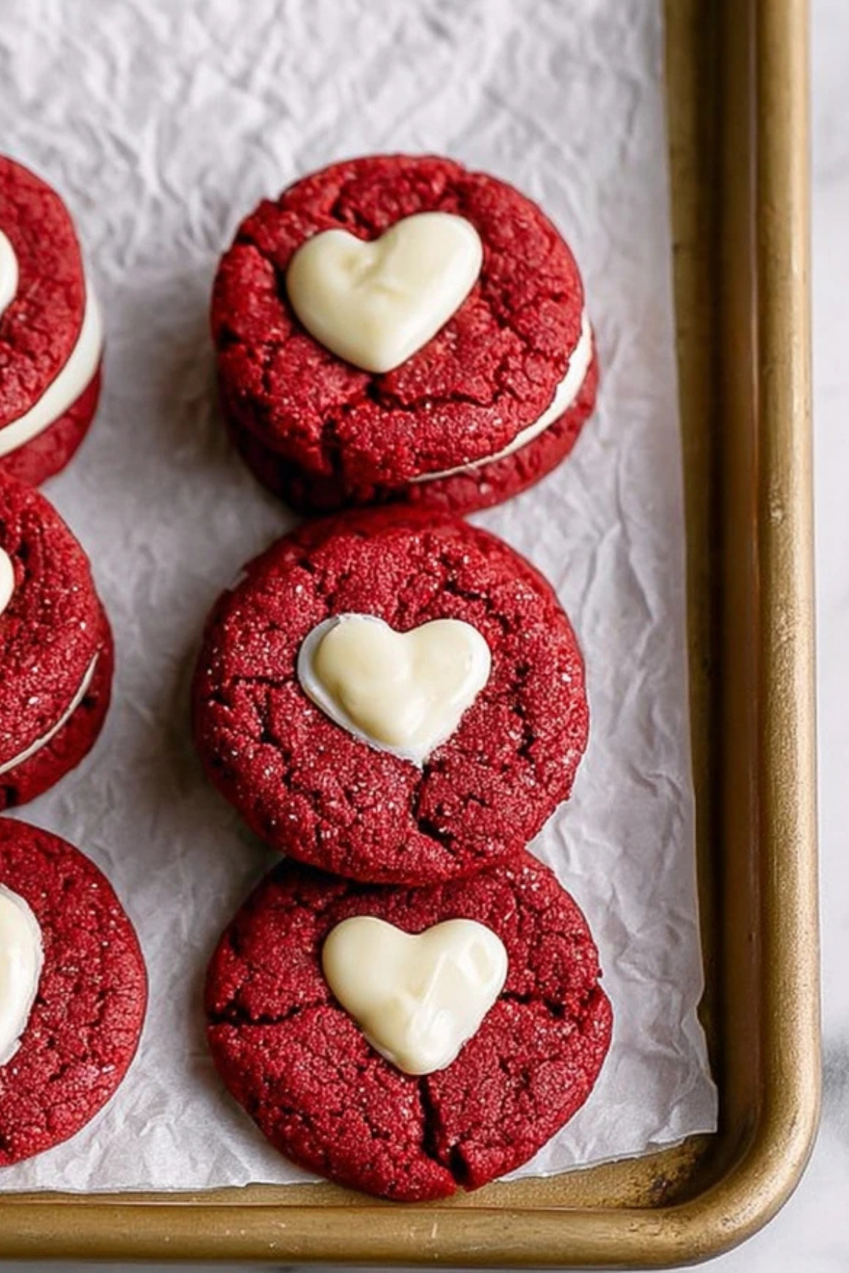 Red Velvet Sugar Cookies