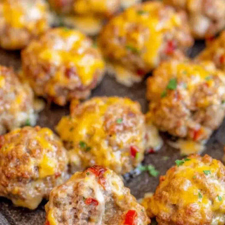 Rotel Cream Cheese Sausage Balls