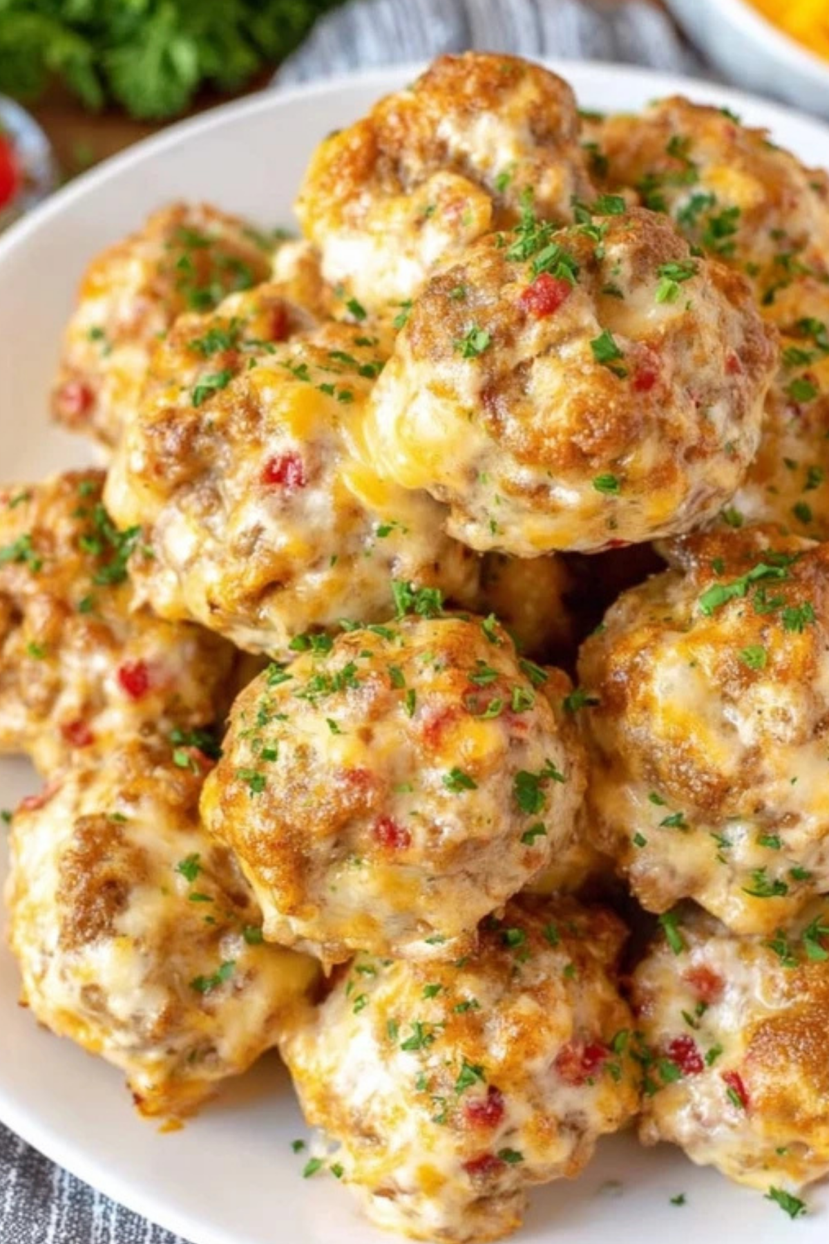 Rotel Cream Cheese Sausage Balls