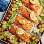 Sheet Pan Lemon Pepper Salmon