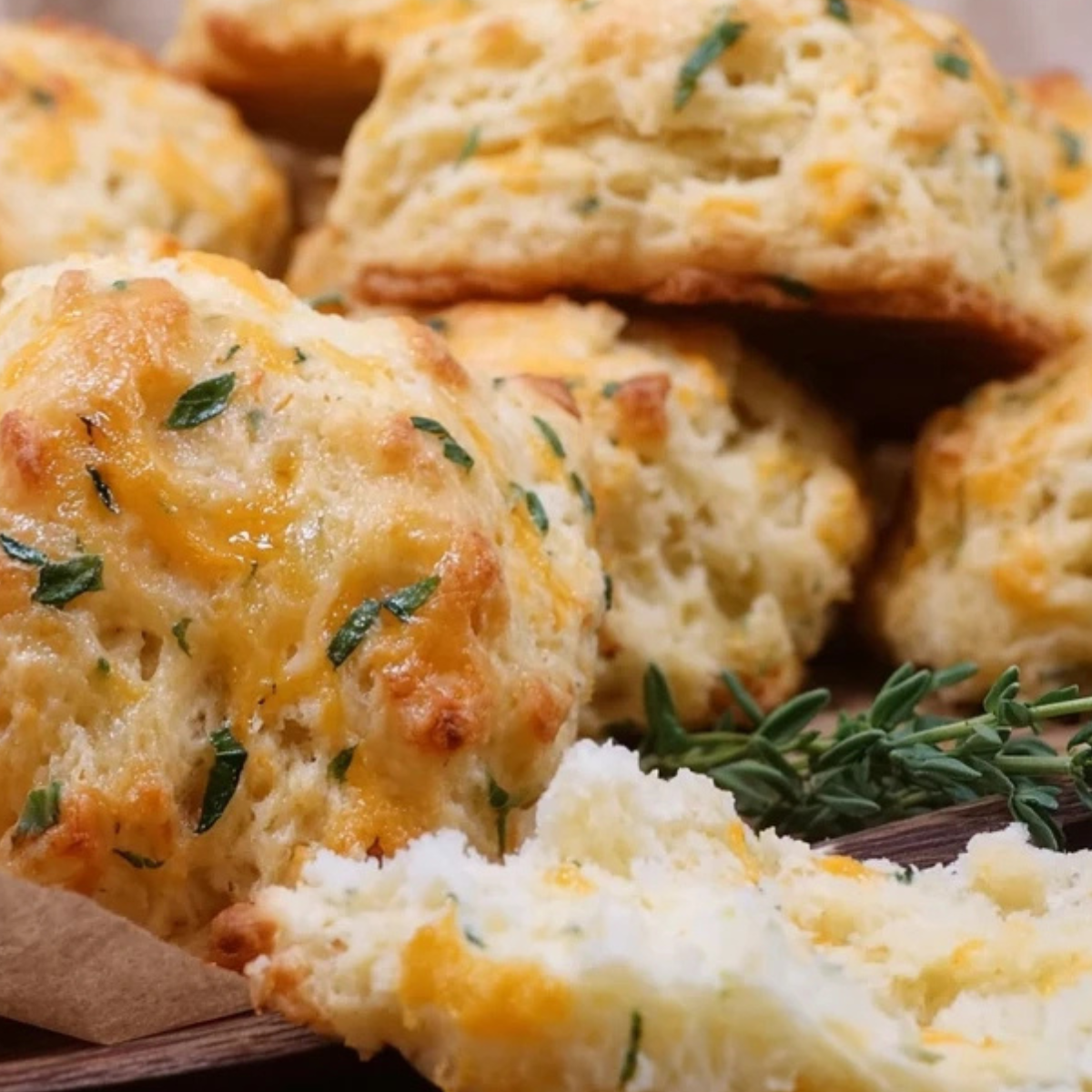 Sourdough Greek Yogurt Cheddar Biscuits