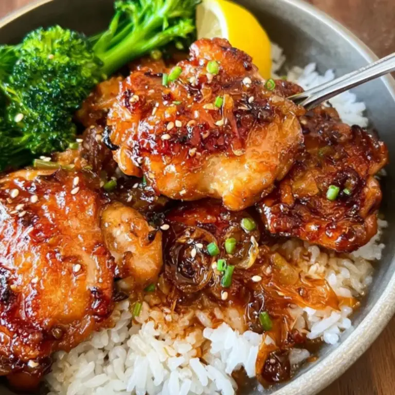 Soy Garlic Chicken Thighs