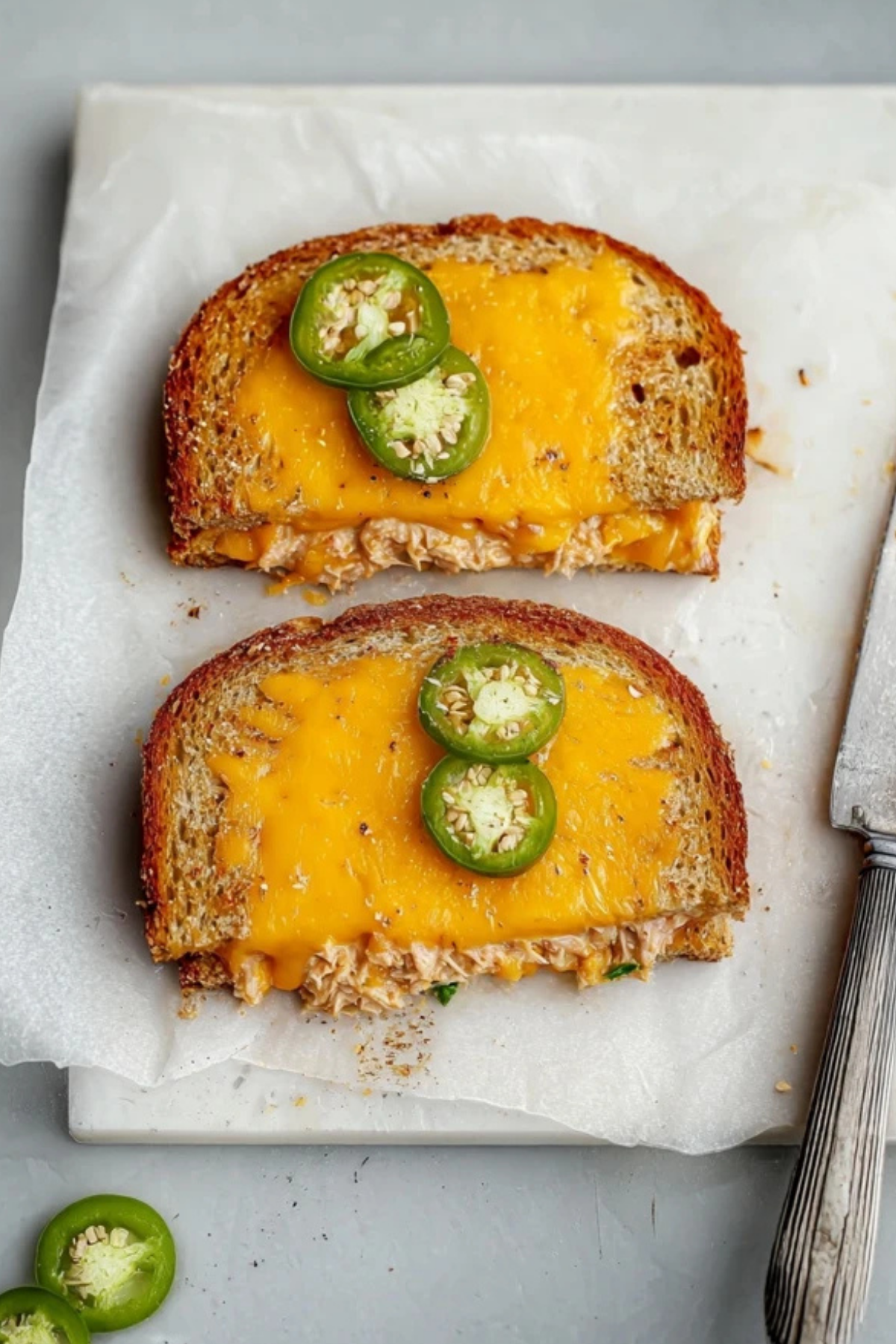 Spicy Jalapeño Cheddar Tuna Melt