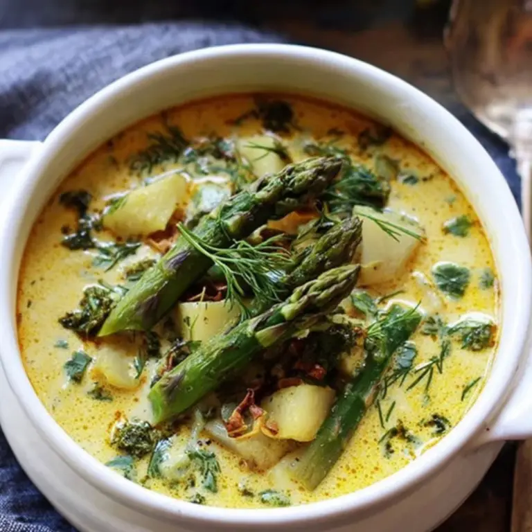 Spring Asparagus and Potato Chowder