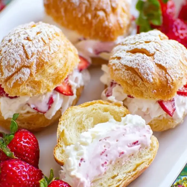 Strawberry Cream Puffs