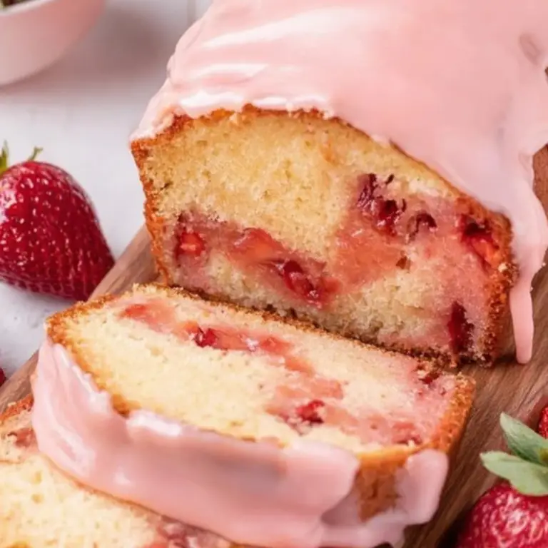 Strawberry Pound Cake