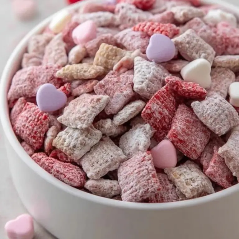Valentine’s Day Muddy Buddies