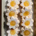 Vegan Lemon Curd Shortbread Cookies