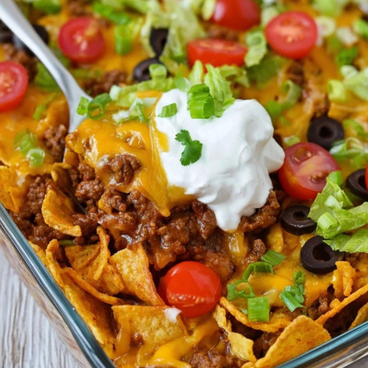 Walking Taco Casserole