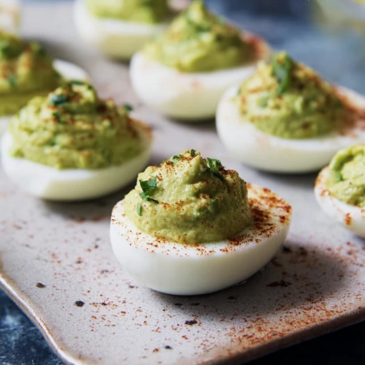 Avocado Deviled Eggs