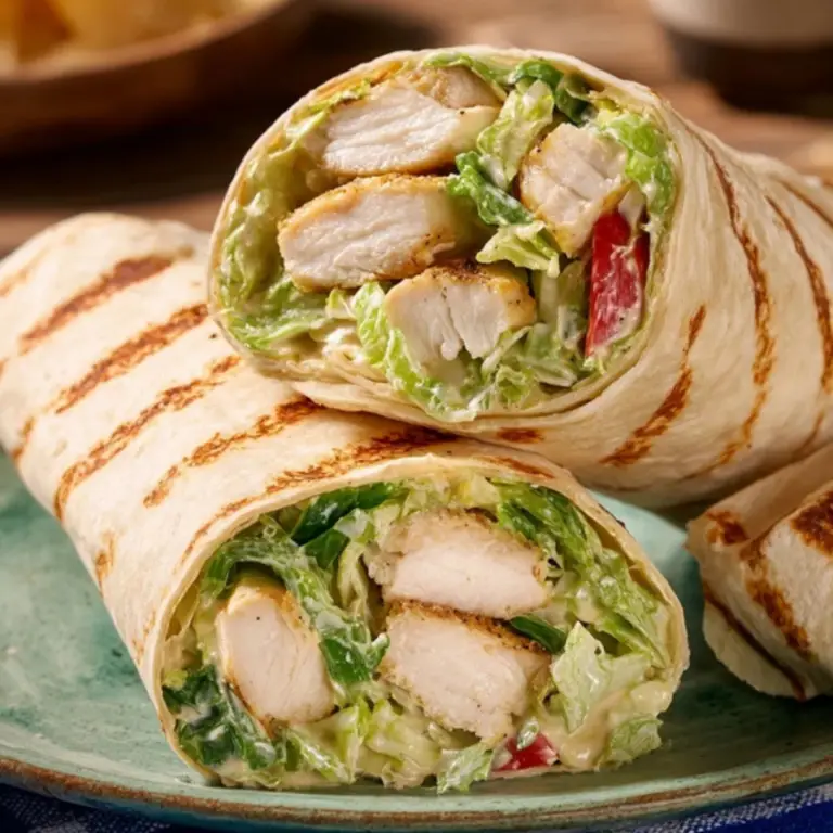Chicken Caesar Salad Wraps (1)