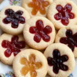 Flower Jam Thumbprint Cookies