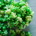 Green Colored Popcorn