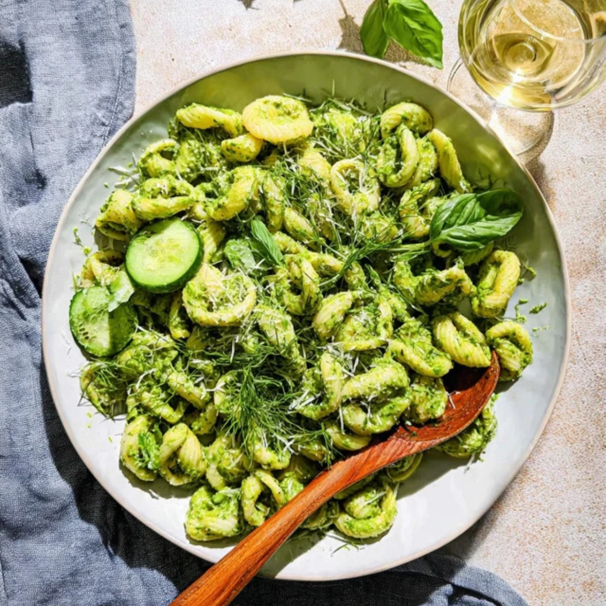 Green Goddess Pasta Salad
