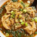 Instant Pot Spicy Dumpling Soup