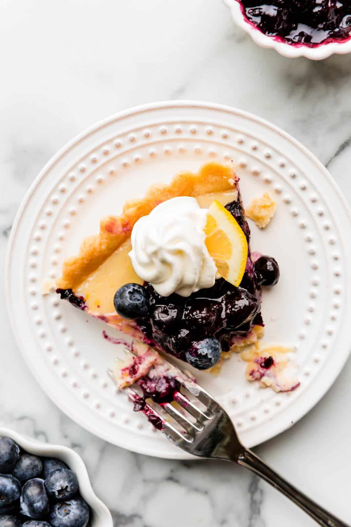 Lemon Blueberry Tart