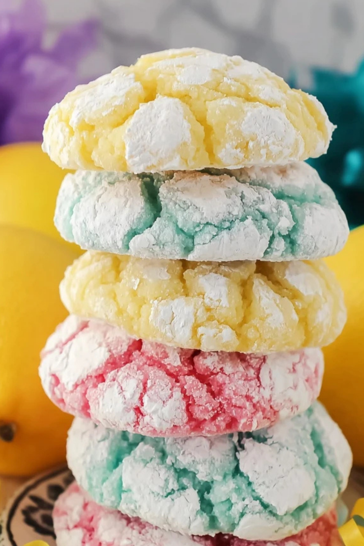 Lemon Crinkle Cookies
