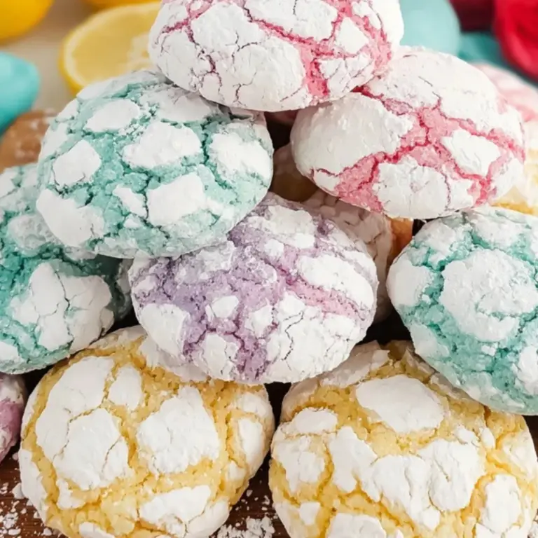 Lemon Crinkle Cookies