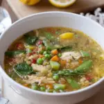 Lemony Chicken Soup with Spring Veggies