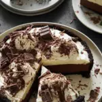 No Bake Baileys Chocolate Pie