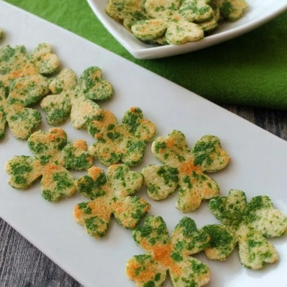 Shamrock Shaped Snack Crisps