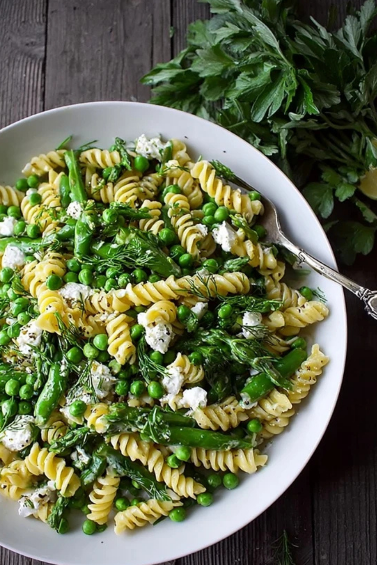 Spring Pea Pasta Salad