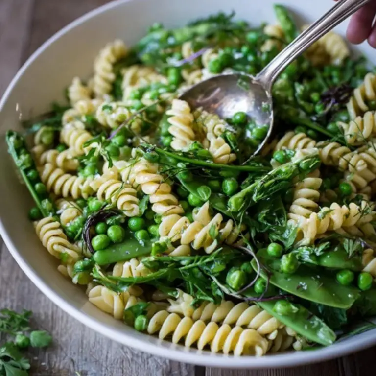 Spring Pea Pasta Salad