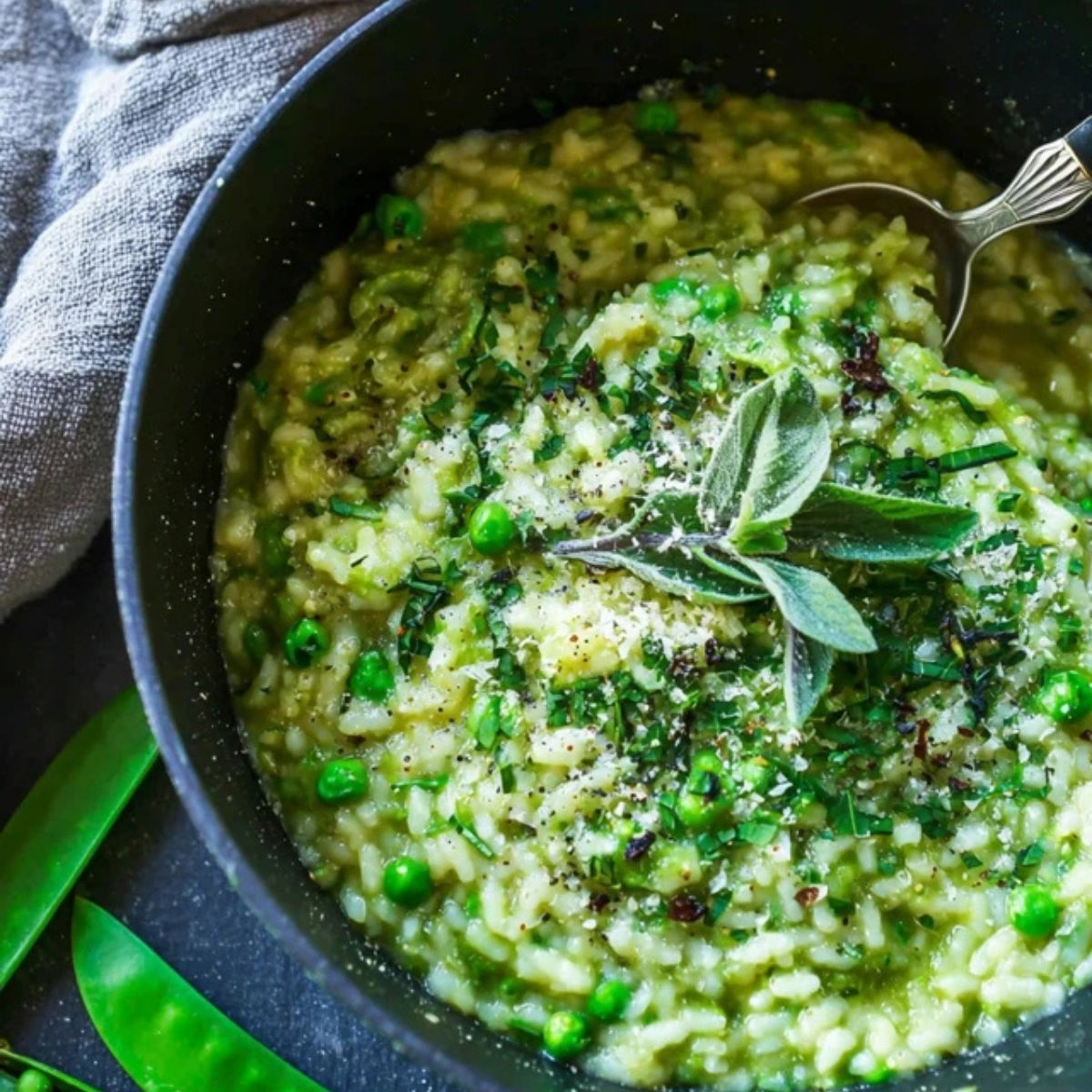 Spring Pea Risotto