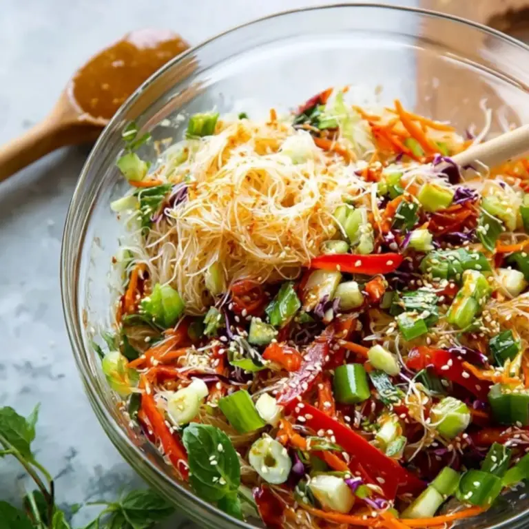 Spring Roll Salad with Spicy Ginger Dressing