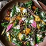 Spring Root Vegetable Salad with Pistachio Vinaigrette