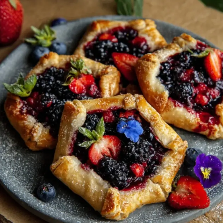 Summer Berry Mini Galettes
