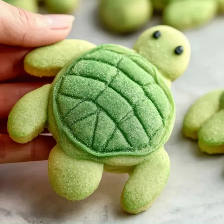 Turtle Sugar Cookies