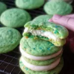 Vanilla Mint St Patrick's Day Cookies