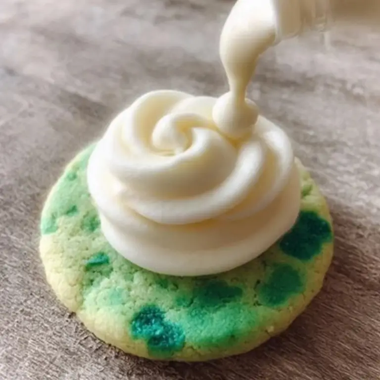 Vanilla Mint St Patrick's Day Cookies