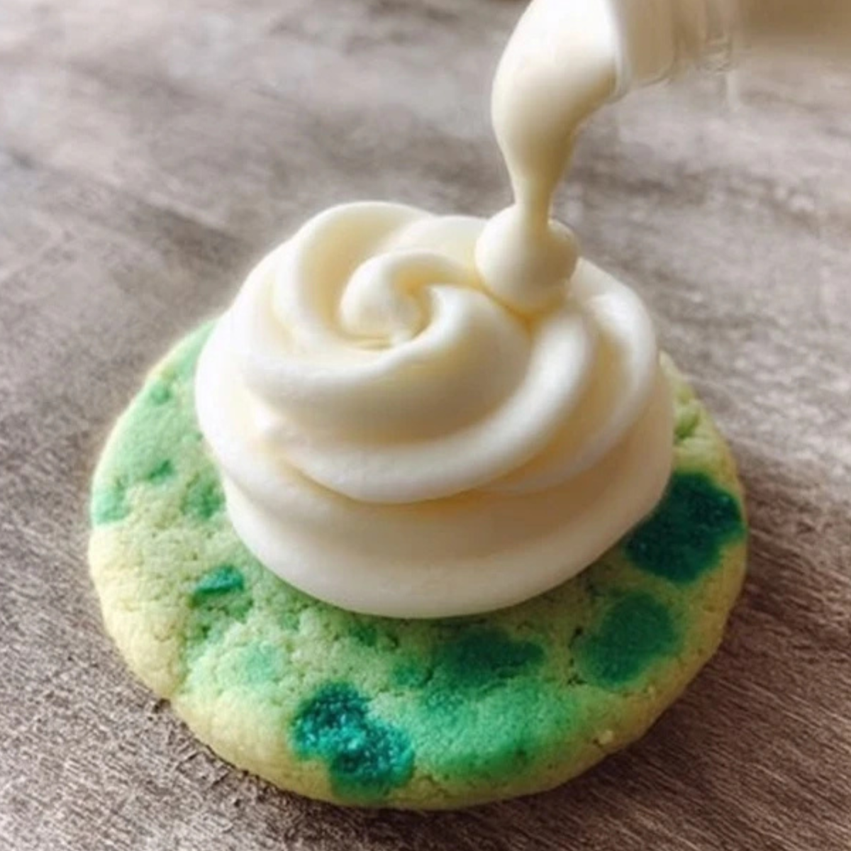Vanilla Mint St Patrick's Day Cookies