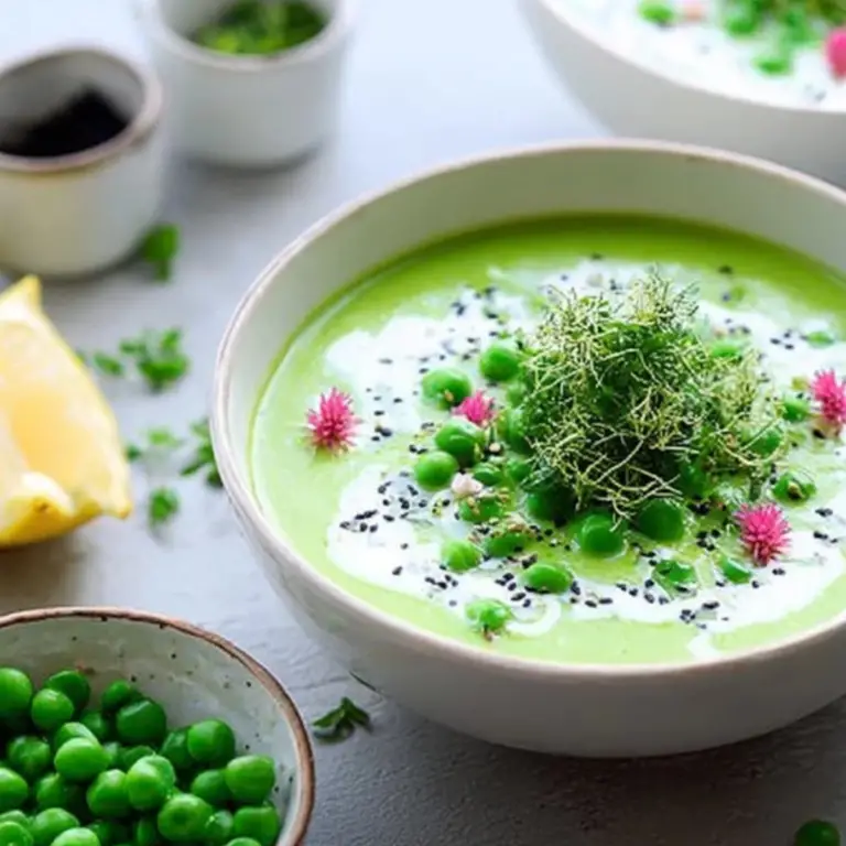 spring pea soup