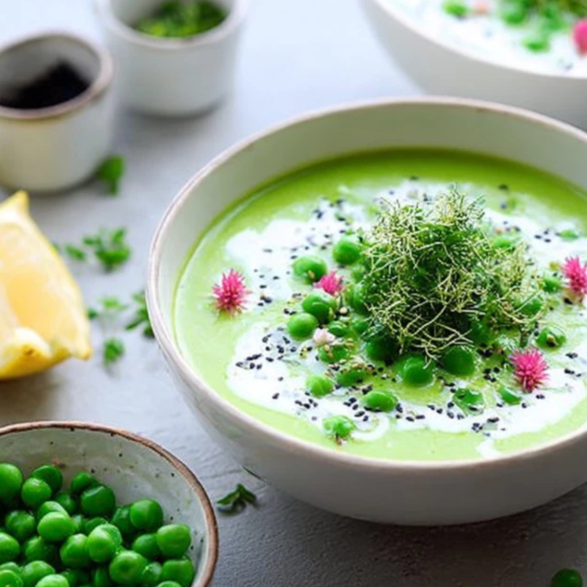 spring pea soup
