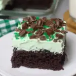 Andes Mint Poke Cake