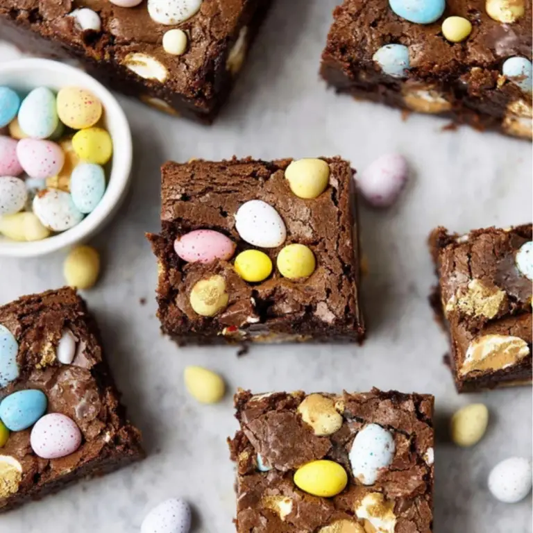 Cadbury Mini Egg Brownies