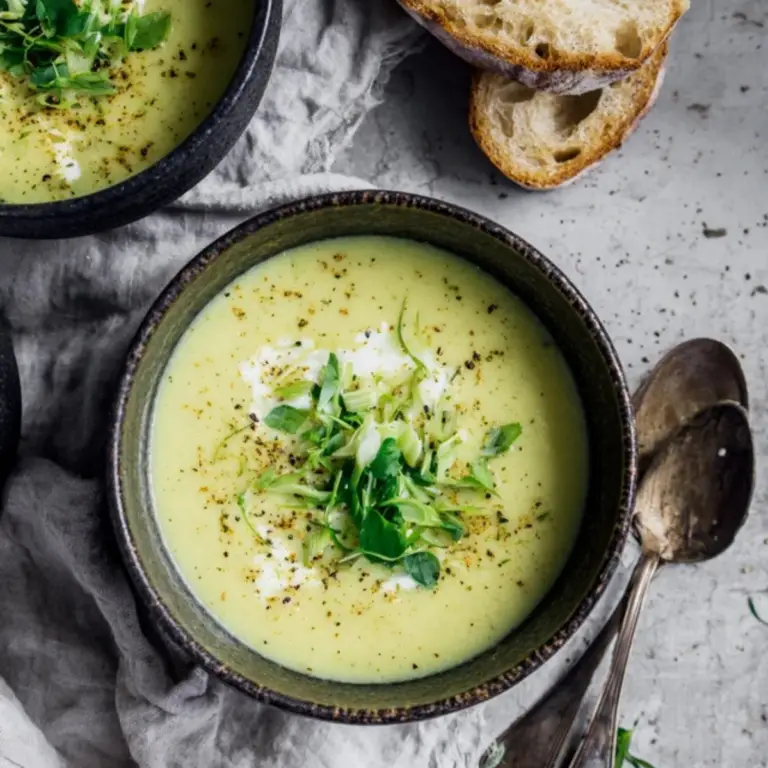Cauliflower Leek Soup