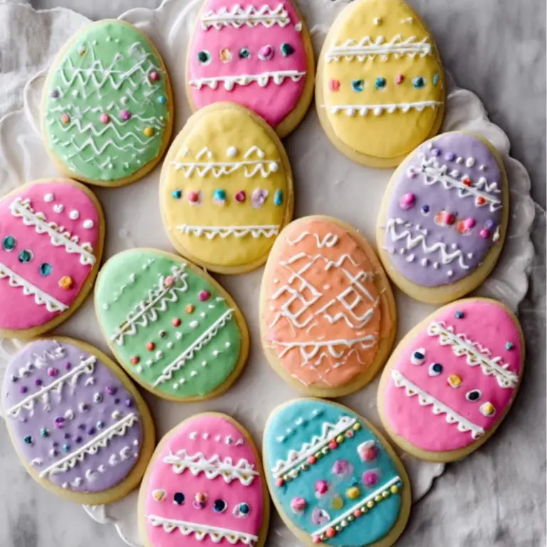 Easter Egg Sugar Cookies