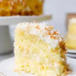 Coconut Custard Cake