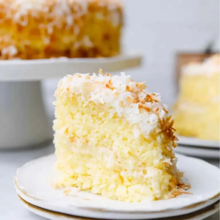 Coconut Custard Cake