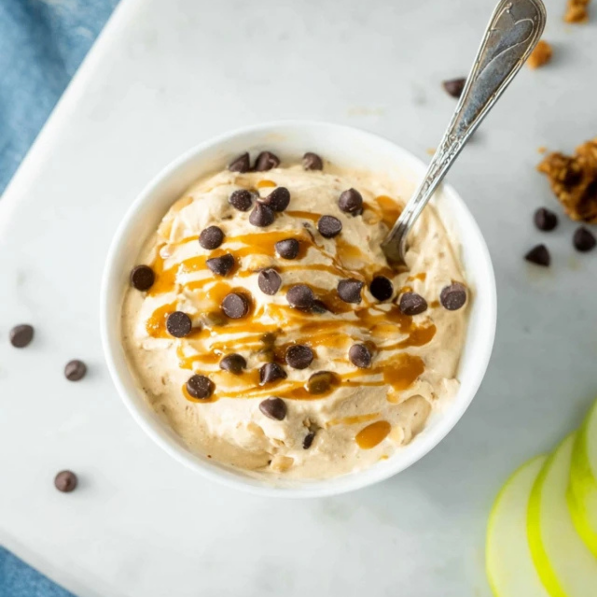 Cookie Dough Greek Yogurt with Chocolate Chips
