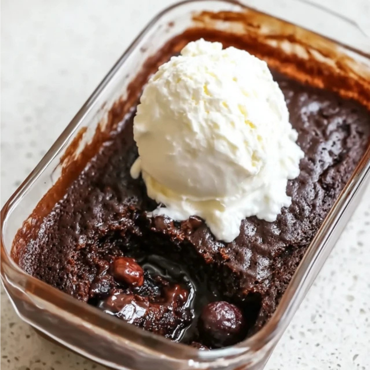 Cottage Cheese Lava Cake