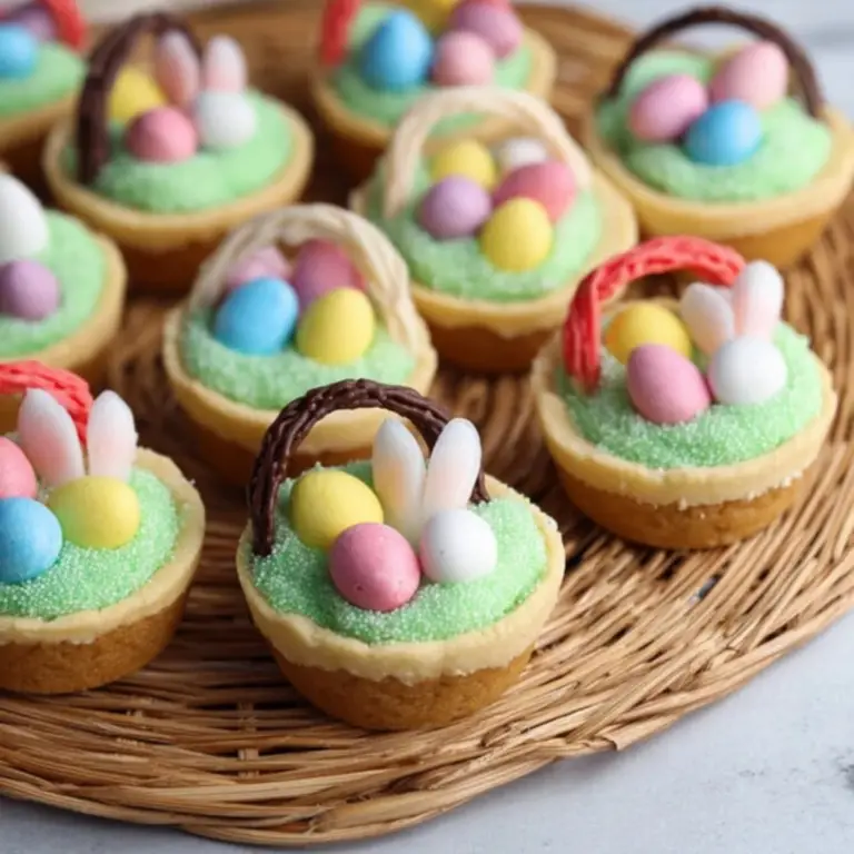 Easter Basket Cookie Cups