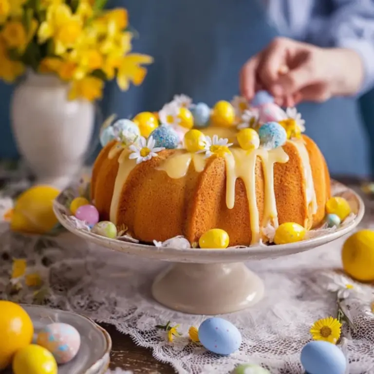 Easter Lemon Bundt Cake