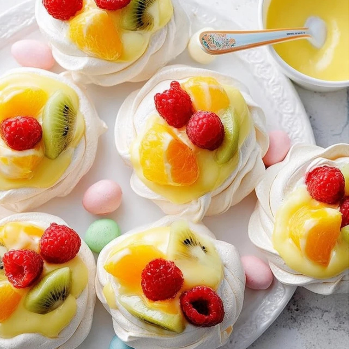 Easter Meringue Cups